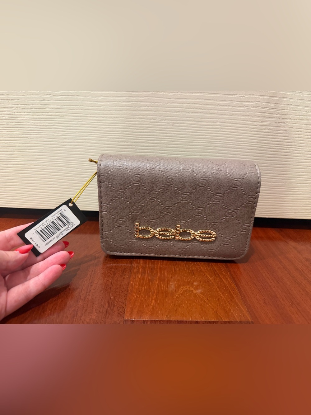 Bebe Celia Monogram Flap Crossbody Bag – NWT